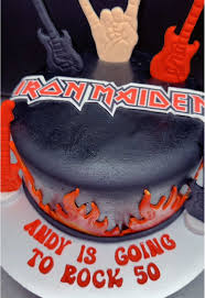 Iron Maiden Decorated Cake