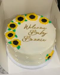 Sunflower Decorated Cake