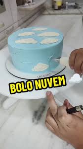 Bolo Decorado Nuvem