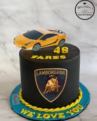 Lamborghini Decorated Cake