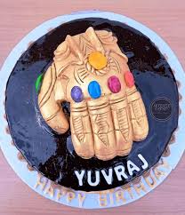 Thanos Decorated Cake