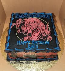 Iron Maiden Decorated Cake