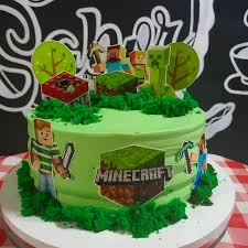 Bolo Decorado Minecraft