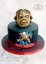 Iron Maiden Decorated Cake