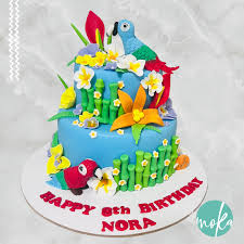 Parrot Decorated Cake