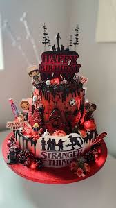 Stranger Things Decorated Cake