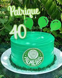 Free Palmeiras Decorated Cake