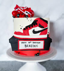 Nike decorated cake