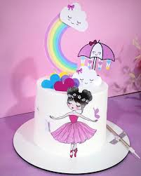 Cake Decorated Rain Of Love