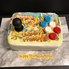 Street Fighter Decorated Cake