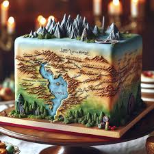 Lord Of The Rings Decorated Cake