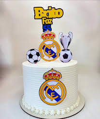 Bolo Decorado Real Madrid