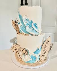 Decorated Surf Cake