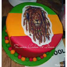 Reggae Decorated Cake For Facebook