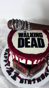 The Walking Dead Decorated Cake