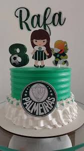 Free Palmeiras Decorated Cake