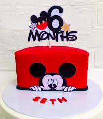 Mickey decorated cake