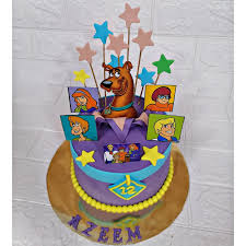 Decorated Scooby Doo Cake