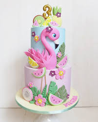 Flamingo Decorated Cake