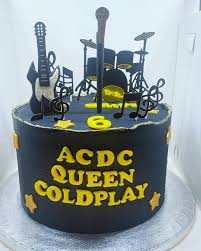 Coldplay Decorated Cake