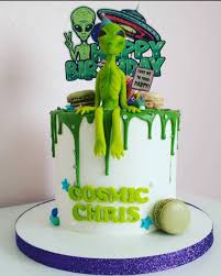 Alien Decorated Cake