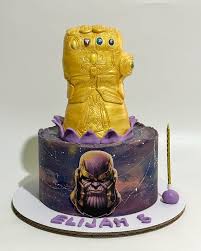 Thanos Decorated Cake