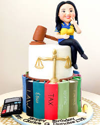 Lawyer Decorated Cake