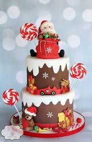 Santa Claus Decorated Cake