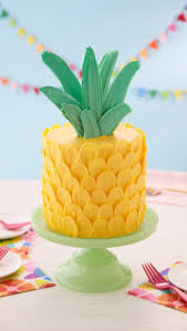 Decorated Pineapple Cake