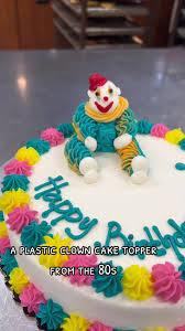 Clown Decorated Cake