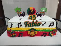 Bolo Decorado Reggae Para Facebook