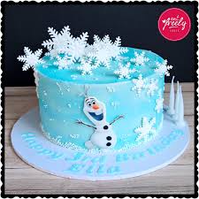 Olaf Decorated Cake