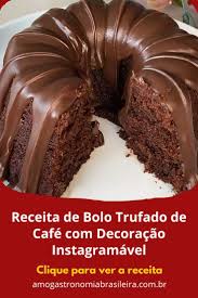 Bolo Decorado Café