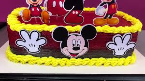 Bolo Decorado Mickey