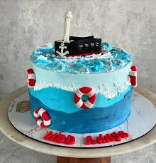 Sailor decorated cake