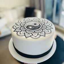 Mandala Decorated Cake