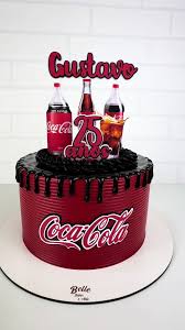 Bolo Decorado Coca Cola