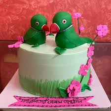 Parrot Decorated Cake