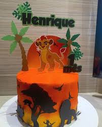 Bolo Decorado Hakuna Matata