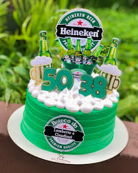 Bolo Decorado Heineken