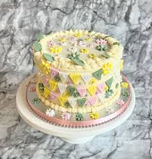 spring decorated cake