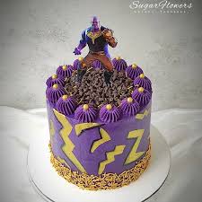 Thanos Decorated Cake