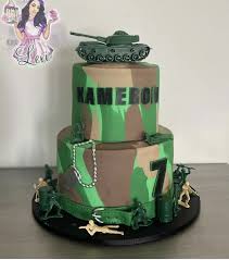 Decorated Army Cake