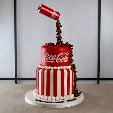 Coca Cola decorated cake