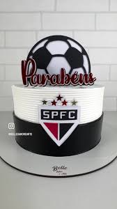 Bolo Decorado Sao Paulo Futebol