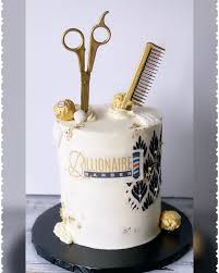 Barber Shop Decorated Cake