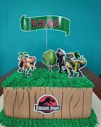 Bolo Decorado Jurassic Park