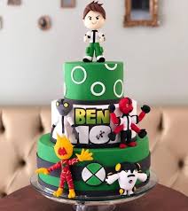 Ben 10 Decorated Cake