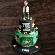 Ben 10 Decorated Cake