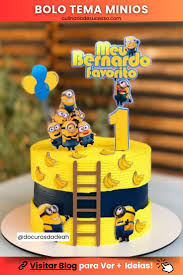 Bolo Decorado Minions